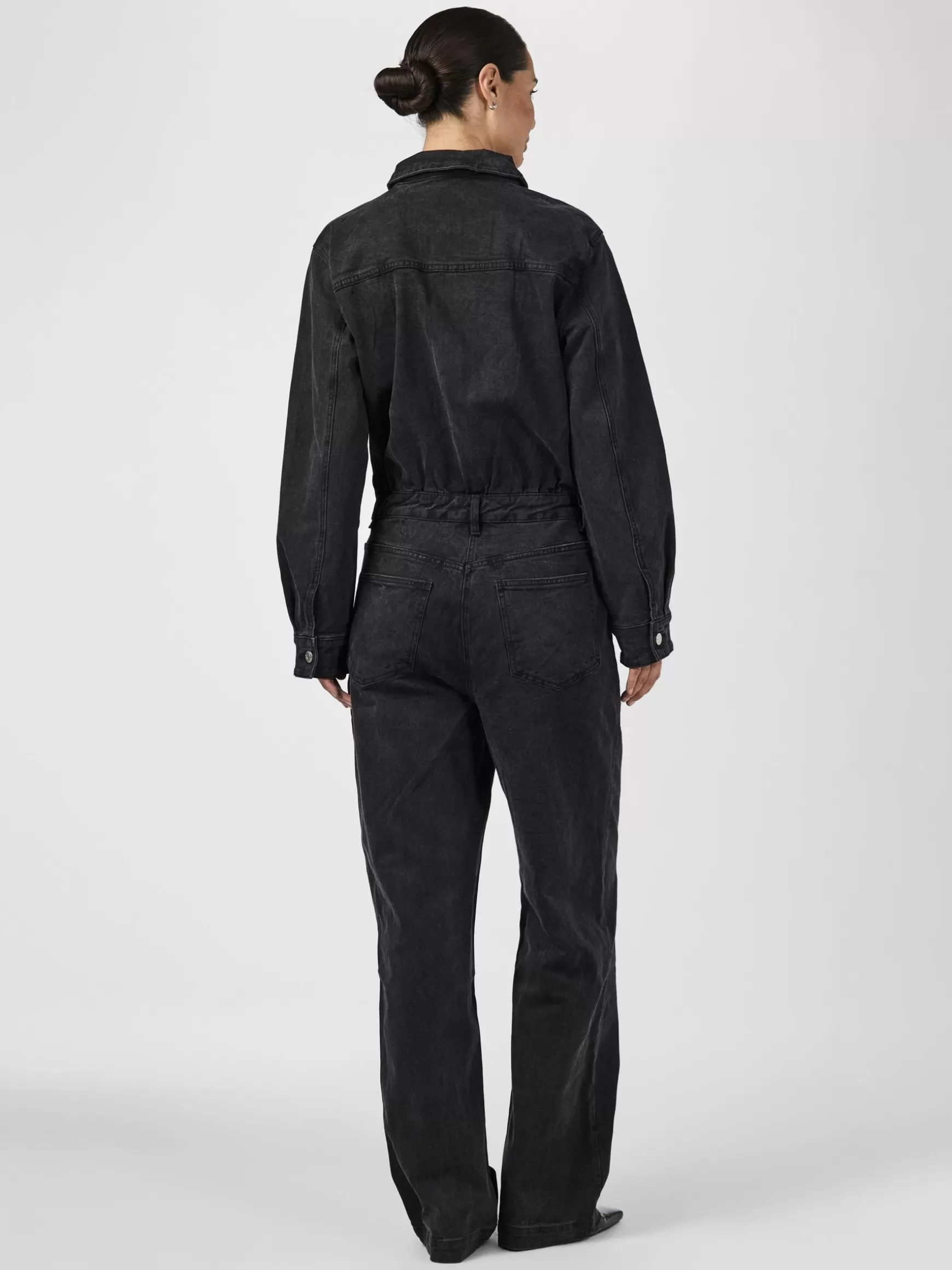 Cheap YAS BERLE JUMPSUIT BlackDenim