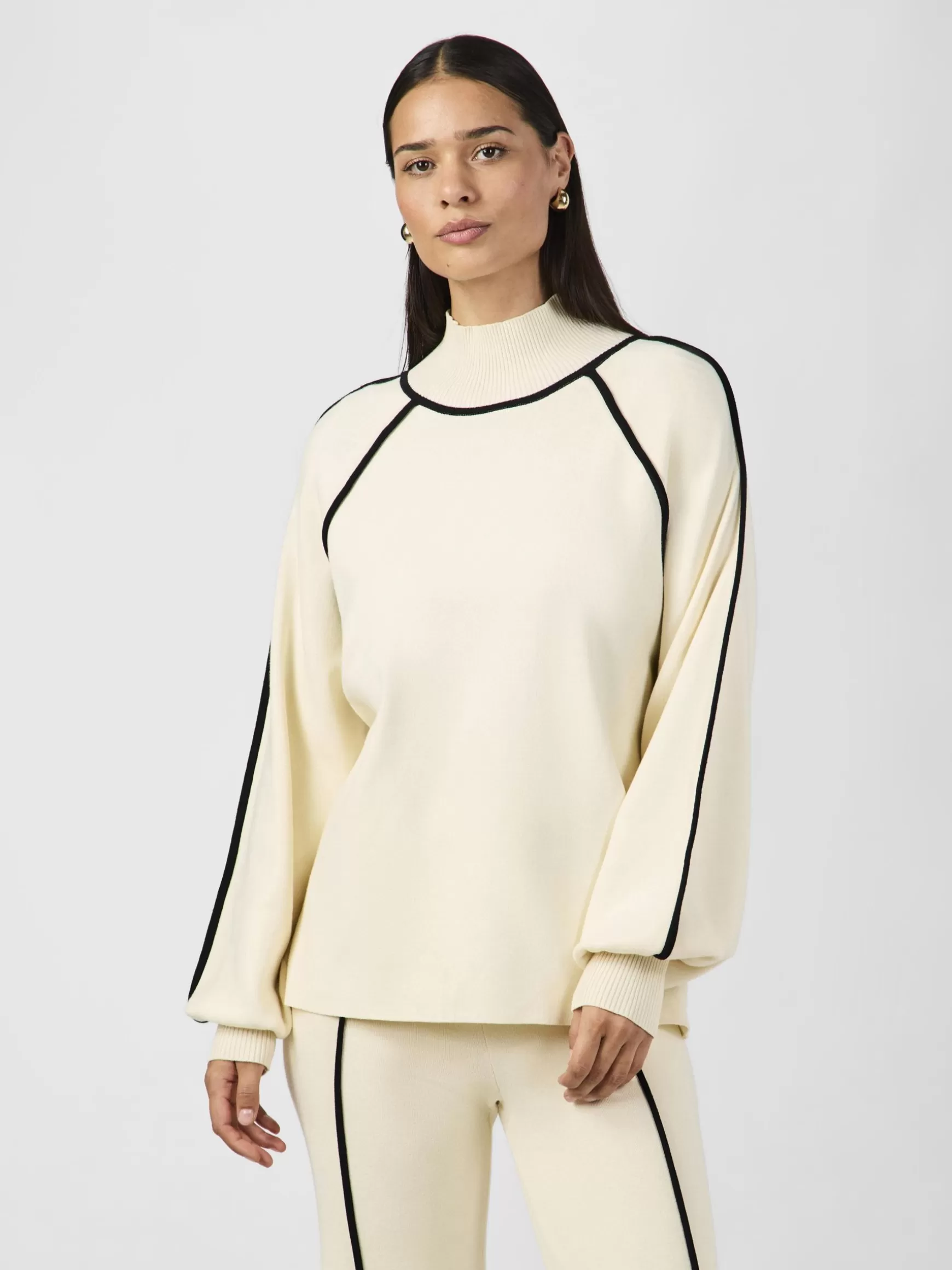 Cheap YAS CORA STRIKKET PULLOVER Birch