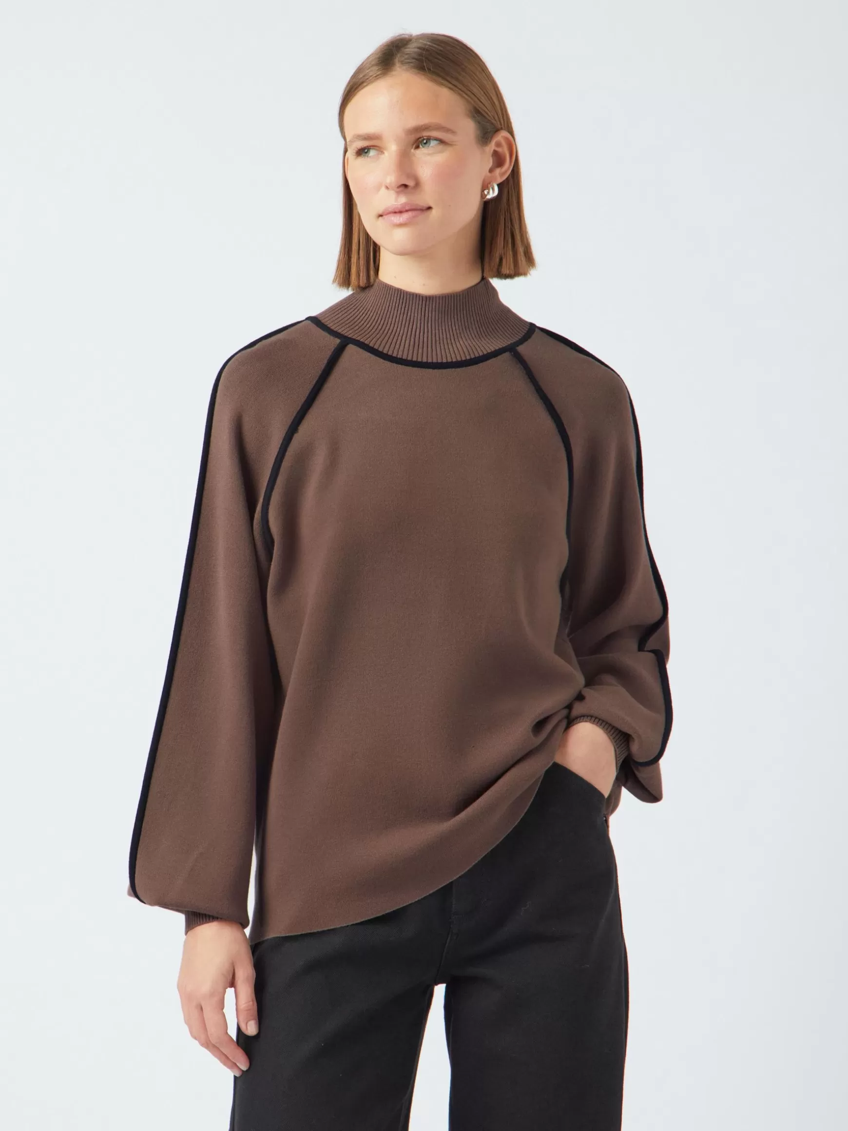 Hot YAS CORA STRIKKET PULLOVER CoffeeQuartz