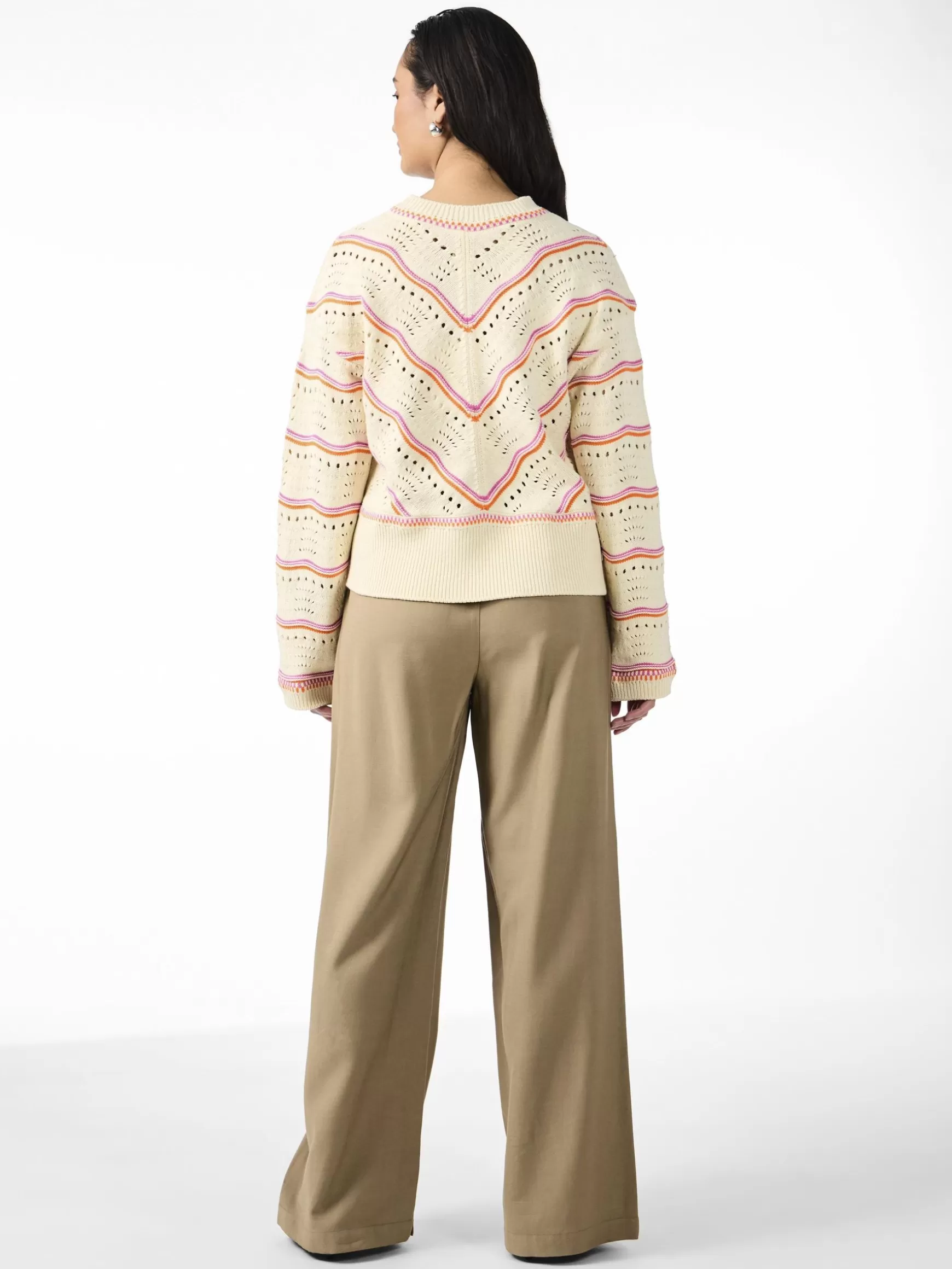 Hot YAS LIMERA STRIKKET PULLOVER Birch