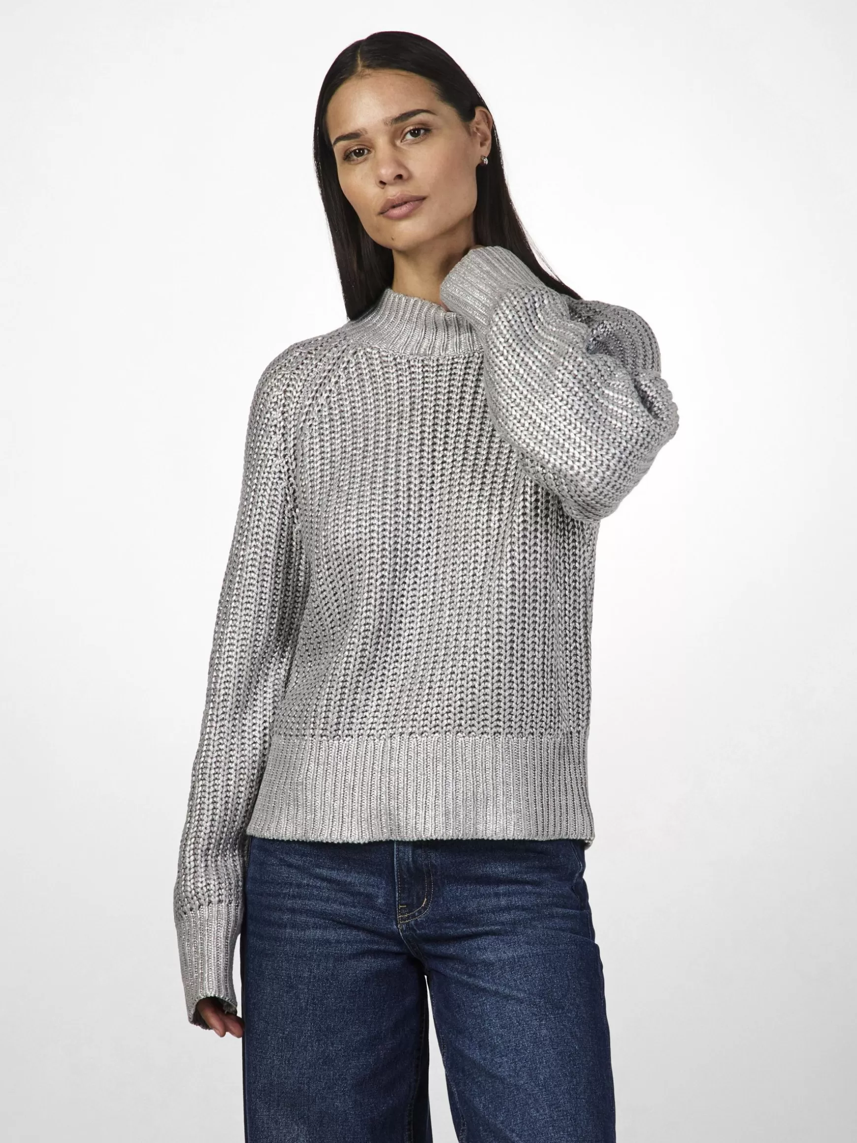 Sale YAS MARISSI STRIKKET PULLOVER Alloy