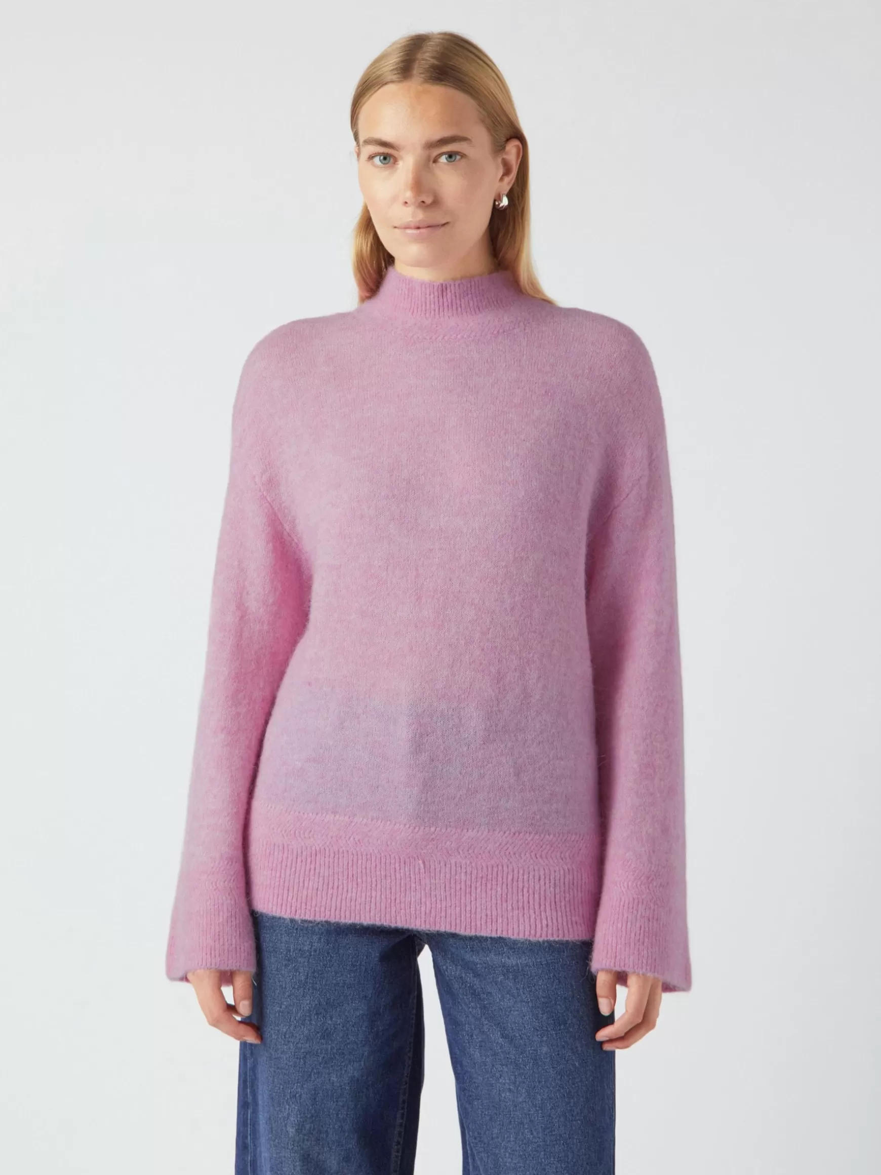 Hot YAS NELLIS STRIKKET PULLOVER Orchid