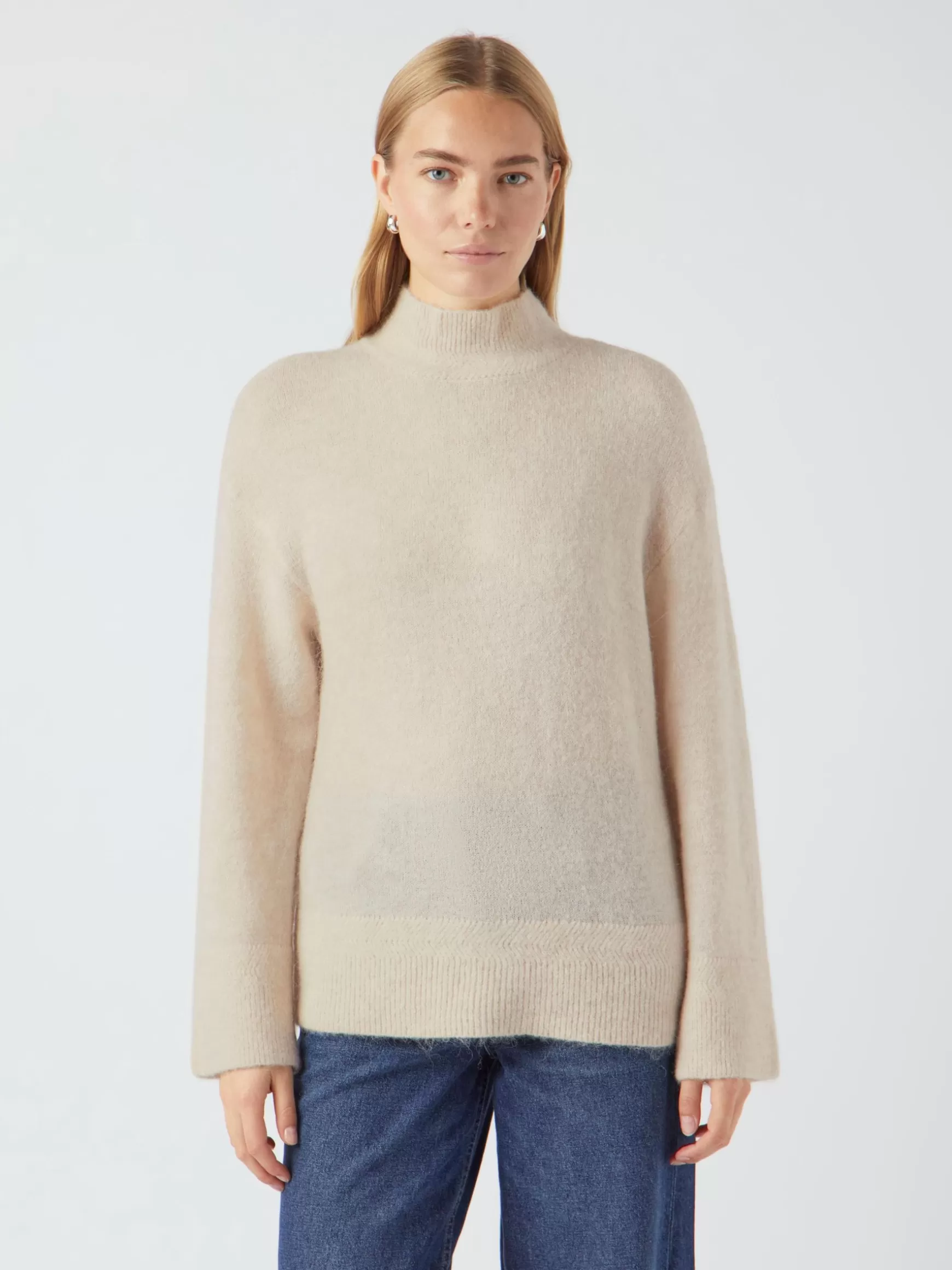 Hot YAS NELLIS STRIKKET PULLOVER Birch