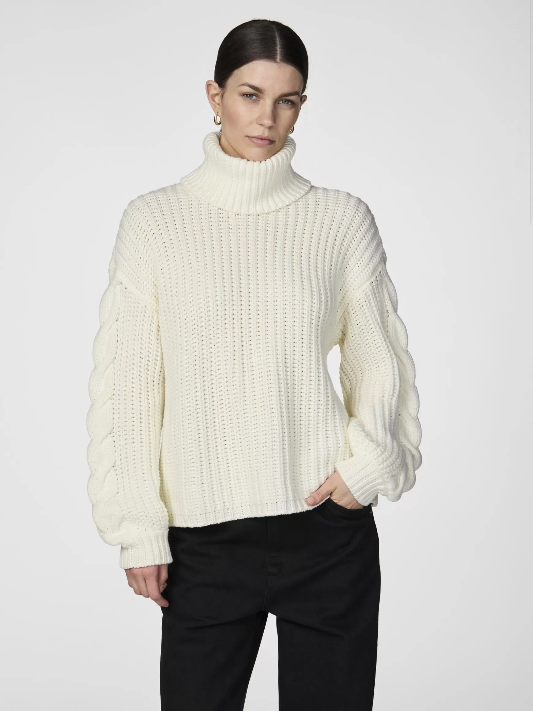 Best Sale YAS SANNE STRIKKET PULLOVER Birch