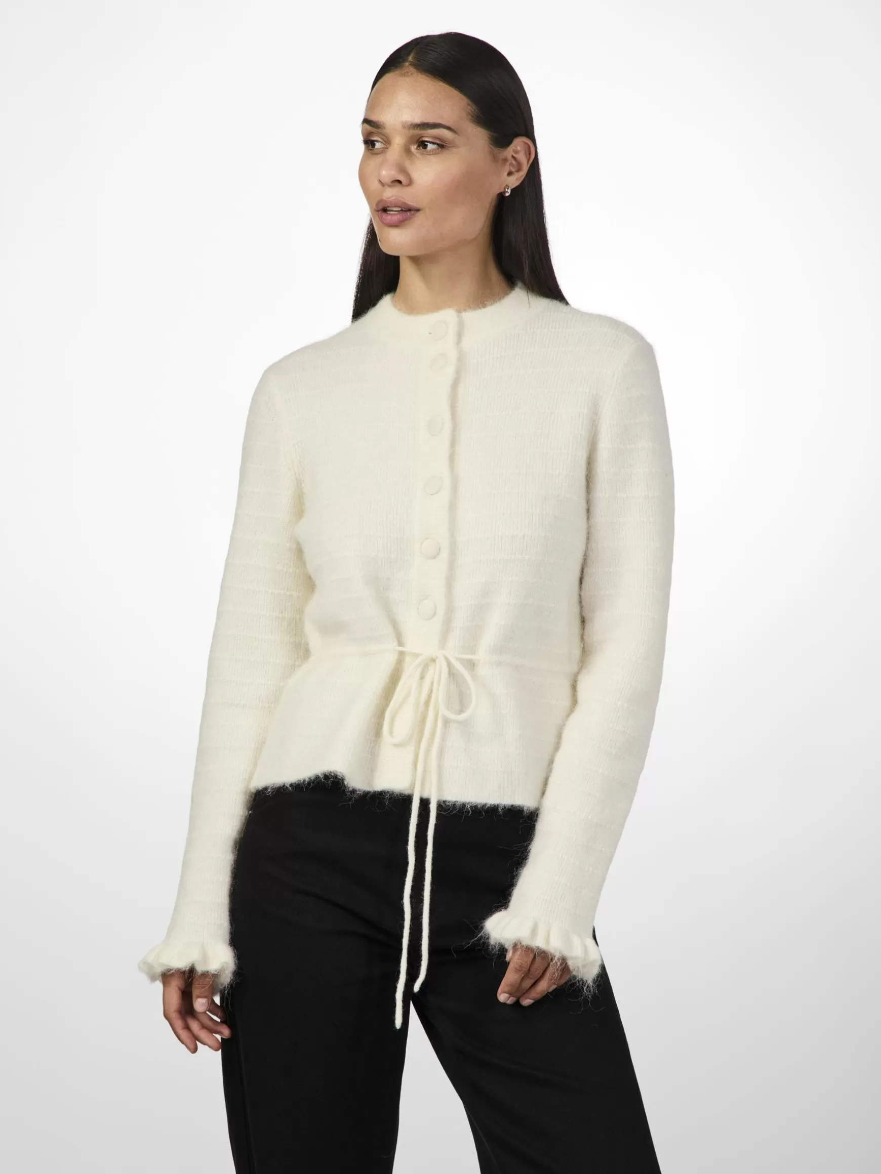 Store YAS THELLIS STRIKKET CARDIGAN Birch