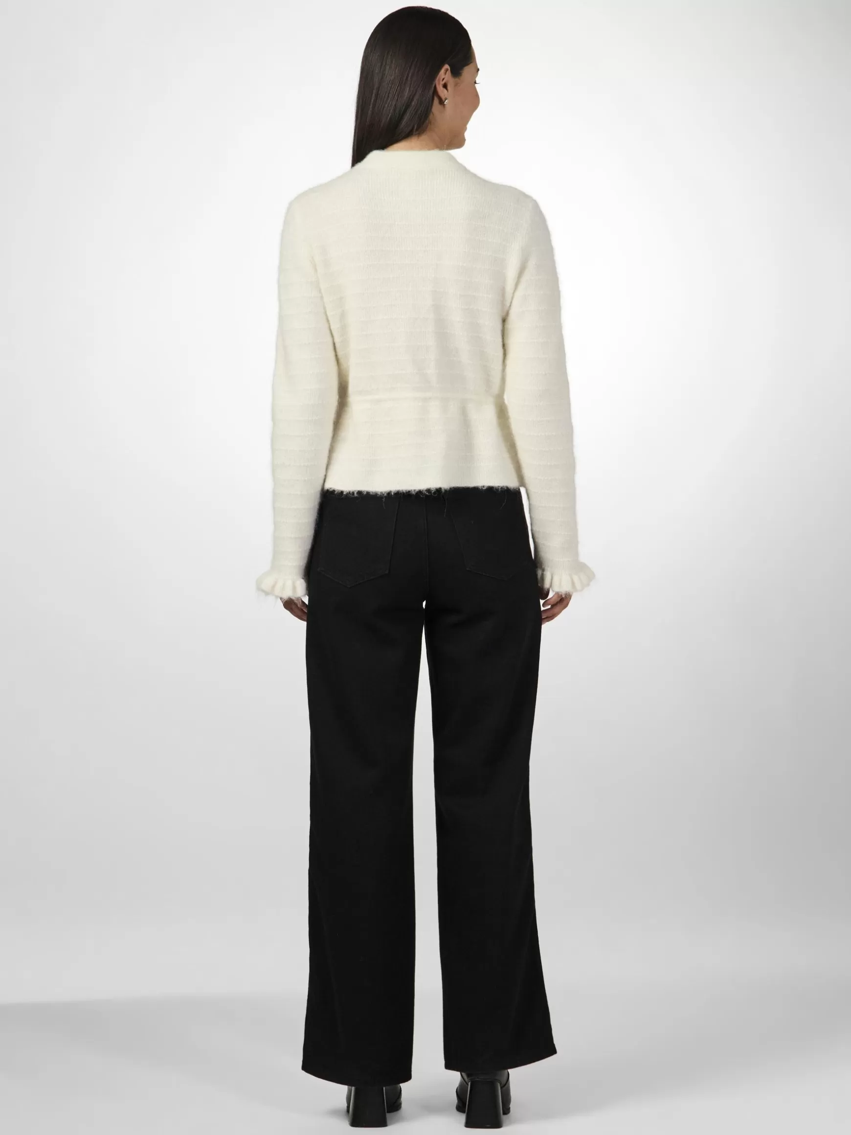 Store YAS THELLIS STRIKKET CARDIGAN Birch