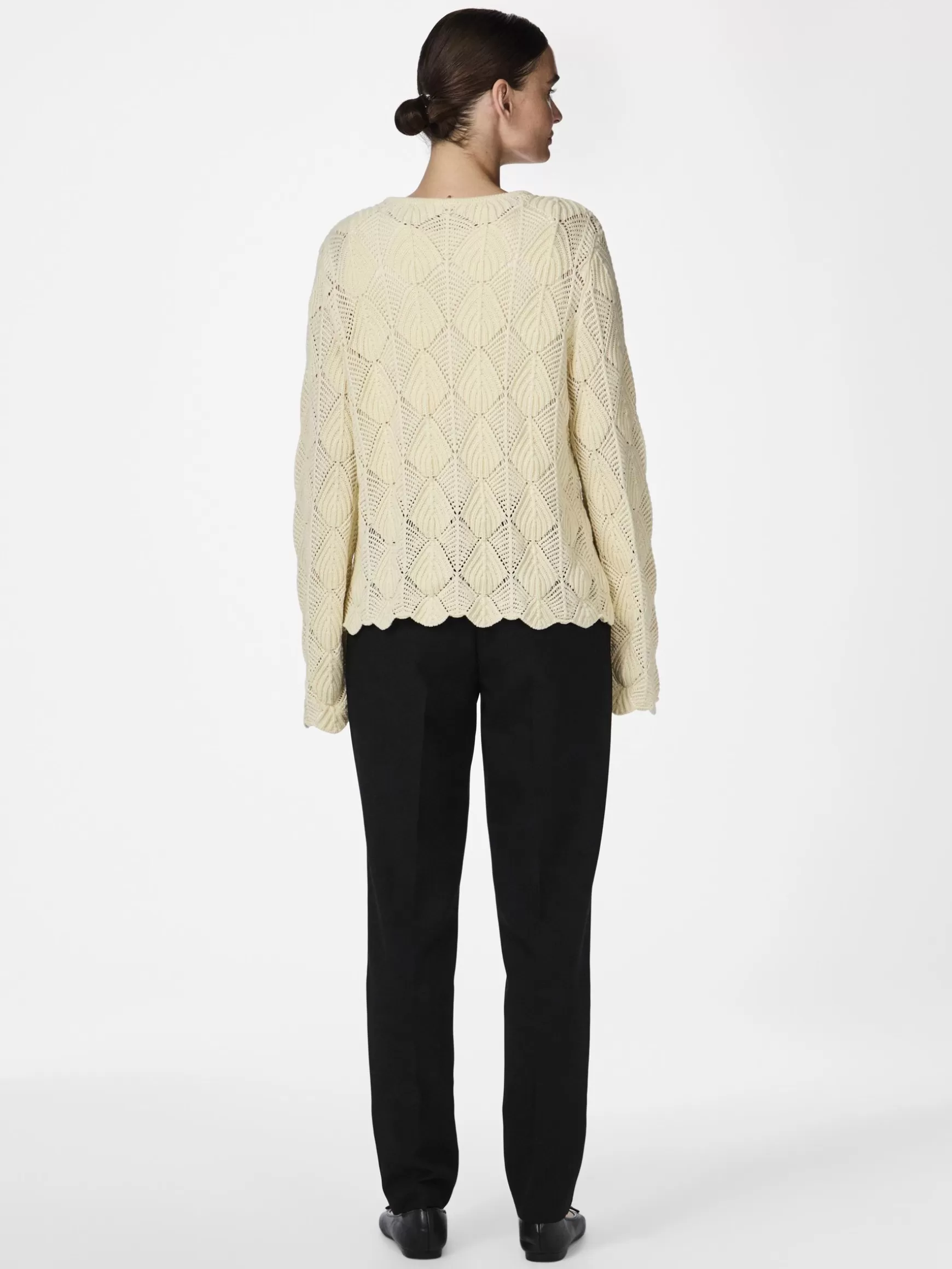 Cheap YAS TREALA STRIKKET CARDIGAN Birch