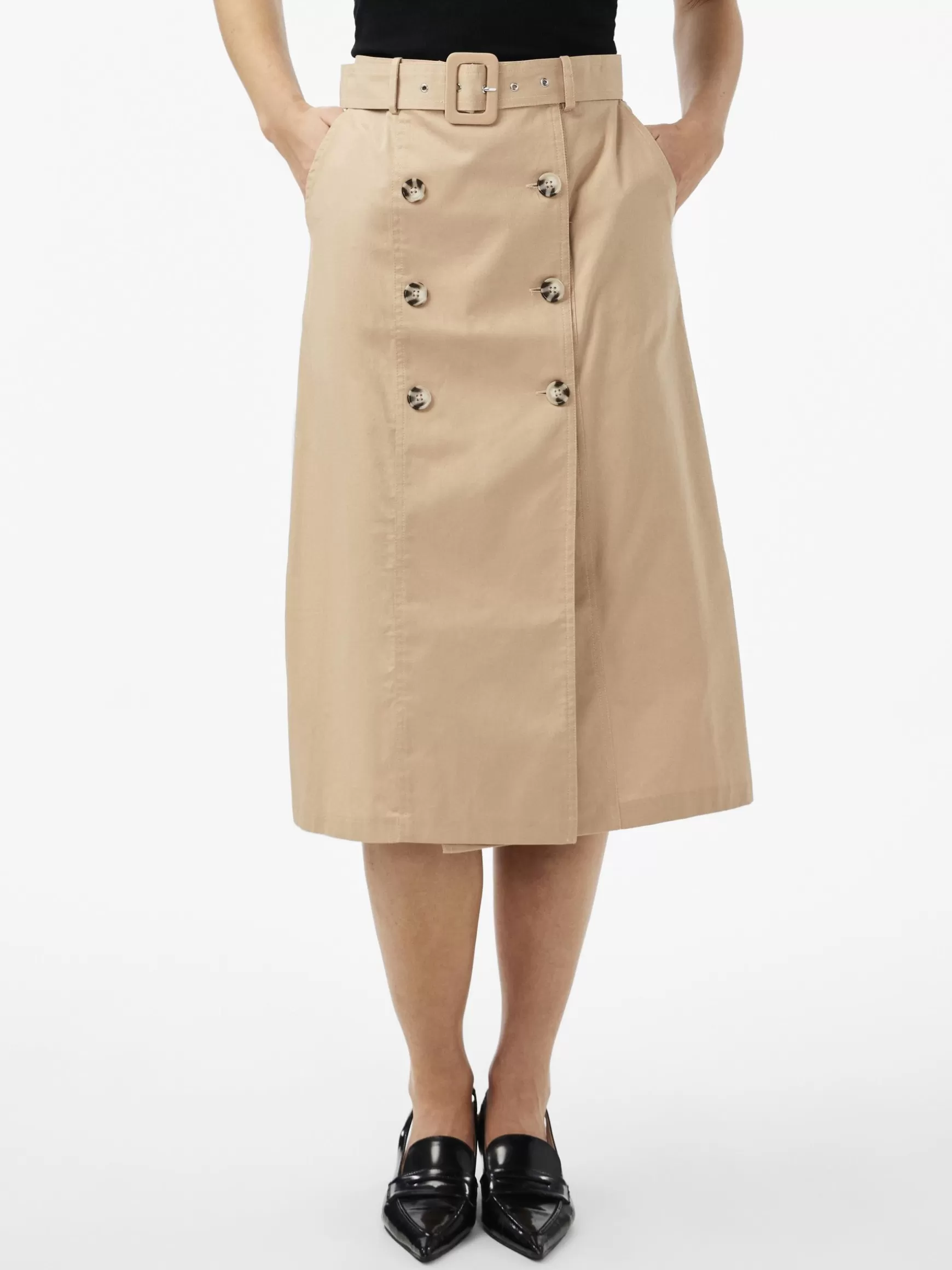 Sale YAS TRENCH MIDISKJØRT GingerRoot